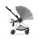 Детская коляска 2 в 1 Cybex MIOS III  Mirage Grey на шасси Chrome Black 2023