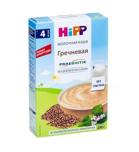 Hipp Каша молочная гречневая (250гр)