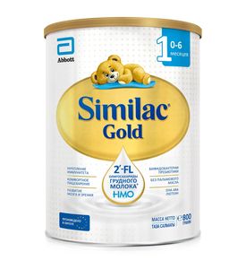 Сухая молочная смесь Similac Gold 1 с пребиотиками 800г