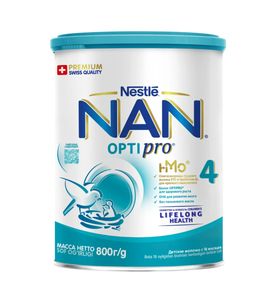 NAN® 4 Optipro Детское молочко для детей с 18 месяцев, 800гр