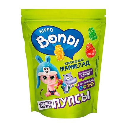 Жевательный мармелад BONDI с игрушкой Пупсы 100г