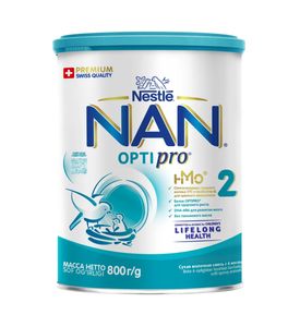 NAN® 2 Optipro Сухая молочная смесь для детей с 6 месяцев, 800гр