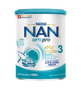 NAN® 3 Optipro Детское молочко для детей с 12 месяцев, 400гр