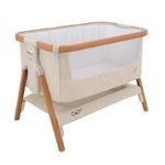 Tutti Bambini 211205/7508 Колыбель CoZee Scandinavian Walnut and Ecru с колесами