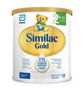 Сухая молочная смесь Similac Gold 2 с пребиотиками 400г