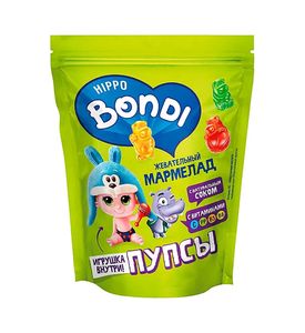 Жевательный мармелад BONDI с игрушкой Пупсы 100г