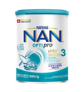 NAN® 3 Optipro Детское молочко для детей с 12 месяцев, 800гр