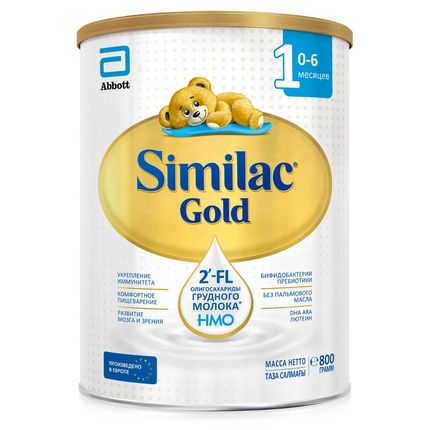 Сухая молочная смесь Similac Gold 1 с пребиотиками 800г