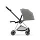 Детская коляска 2 в 1 Cybex MIOS III  Mirage Grey на шасси Chrome Black 2023