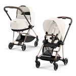 Детская коляска 2 в 1 Cybex MIOS III Off White на шасси Rose gold 2023