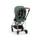 Детская коляска 2 в 1 Cybex MIOS III Leaf Green на шасси Rose gold 2023