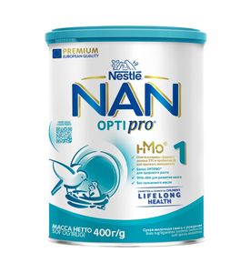 NAN® 1 Optipro Сухая молочная смесь для детей с рождения, 400гр