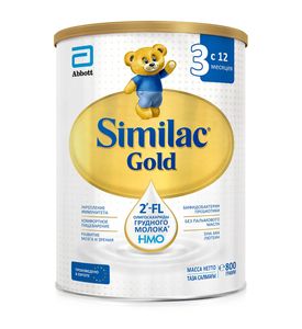 Детское молочко Similac Gold 3 с пребиотиками 800г