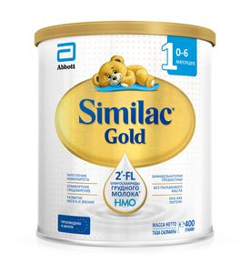 Сухая молочная смесь Similac Gold 1 с пребиотиками 400г