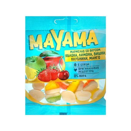 Жев. мармелад MaYama ассорти вкусов 70г.