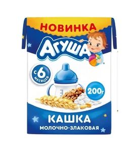 Агуша Кашка Засыпай-ка молочная Злаковая 0.2л с 6 месяцев
