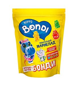 Жевательный мармелад BONDI с игрушкой Бонди 100г