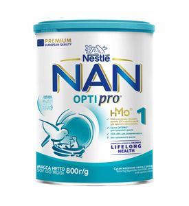 NAN® 1 Optipro Сухая молочная смесь для детей с рождения, 800гр