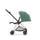 Детская коляска 2 в 1 Cybex MIOS III Leaf Green на шасси Rose gold 2023