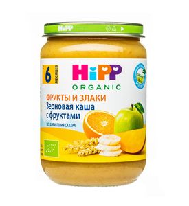 Hipp Каша зерновая с фруктами (190гр)