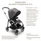 Коляска Bugaboo Bee 6 base BLACK/BLACK/Vapor blue 500302ZW02