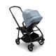 Коляска Bugaboo Bee 6 base BLACK/BLACK/Vapor blue 500302ZW02