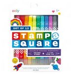OOLY Набор двусторонних цветных фломастеров с квадратными штампами 130-112