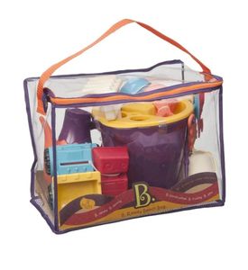 Battat B.Summer Игровой набор для песка в сумке (фиолетовый)