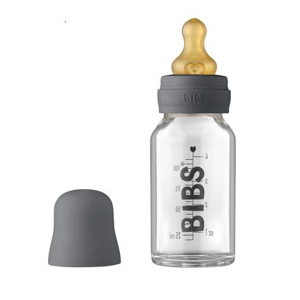 BIBS 5013221 Бутылочка для кормления в наборе Iron 110мл (без бампера)
