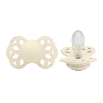 BIBS Infinity Symmetrical Silicone Ivory 6+ месяцев 442216