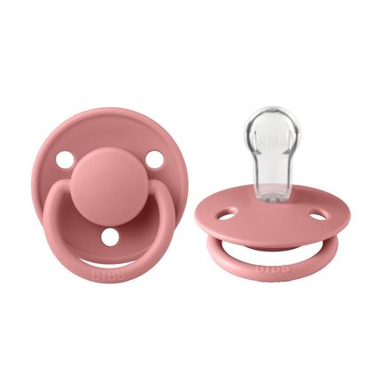 BIBS De Lux Silicone Dusty Pink, 0+ мес. 1010311