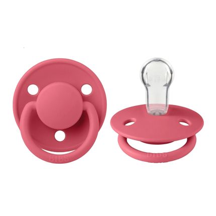 BIBS De Lux Silicone Coral 0+ месяцев 02479