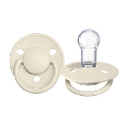 BIBS De Lux Silicone Ivory 0-36мес. 01608