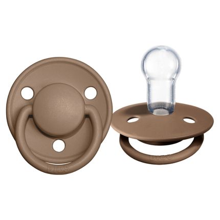 BIBS De Lux Silicone Dark Oak 0-36мес, 01743