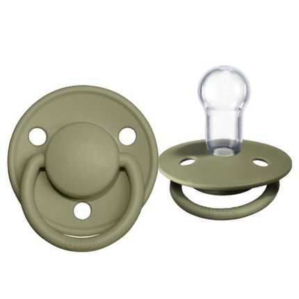 BIBS De Lux Silicone Olive 0+ месяцев