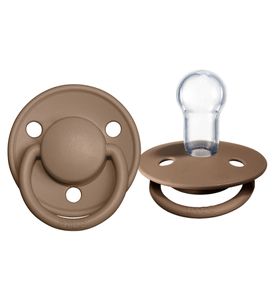 BIBS De Lux Silicone Dark Oak 0-36мес, 01743