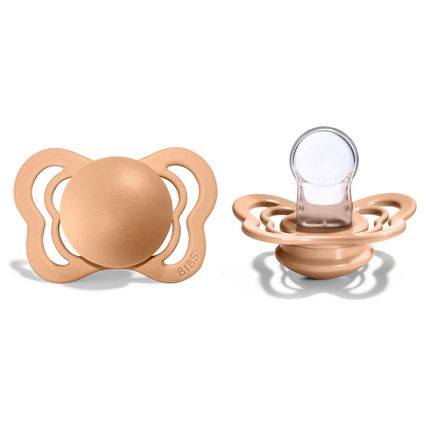 BIBS Couture Silicone Peach 0-6 мес, 01862