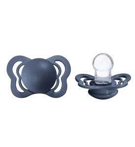 BIBS Couture Silicone Steel Blue 0-6 месяцев 02228