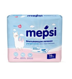 Mepsi Пеленки детские впитывающие 60х60 №10