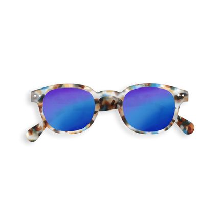 IZIPIZI ADULT Очки #C Солнцезащитные Голубо-черепаховые/Blue Tortoise Mirror +0 SLMSCC30_00