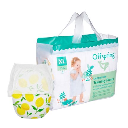 Offspring трусики-подгузники, XL 12-20 кг. 30 шт. расцветка Лимоны