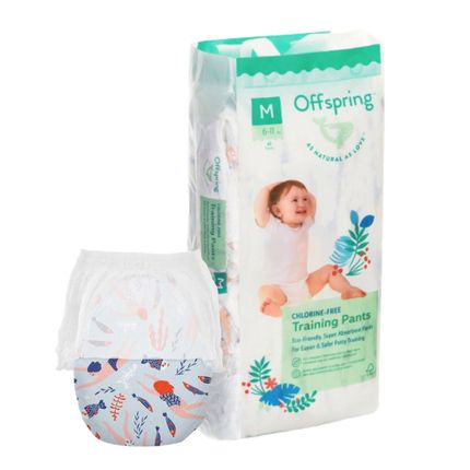 Offspring трусики-подгузники, M 6-11 кг  42 шт расцветка Риф