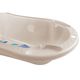 Пластишка ванна детская с клапаном для слива воды и аппликацией (бежевый) 431300407