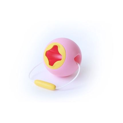 Ведёрко для воды Quut Mini Ballo. Цвет: сладкий розовый + жёлтый камень