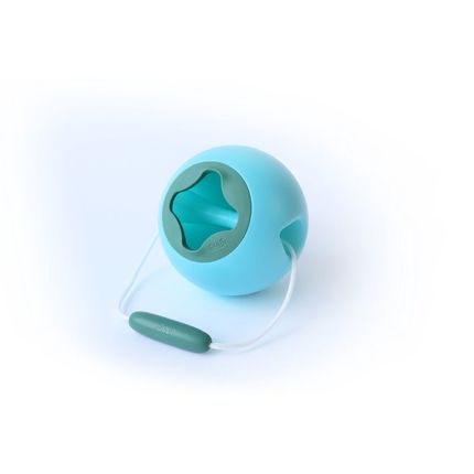 Ведёрко для воды Quut Mini Ballo. Цвет: винтажный синий + зелёный минерал