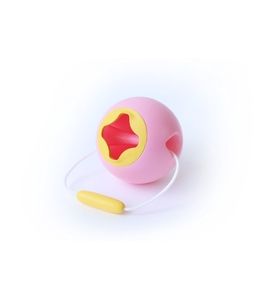Ведёрко для воды Quut Mini Ballo. Цвет: сладкий розовый + жёлтый камень