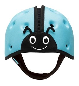 SafeheadBABY Мягкая шапка-шлем для защиты головы . Божья коровка. цвет:синий