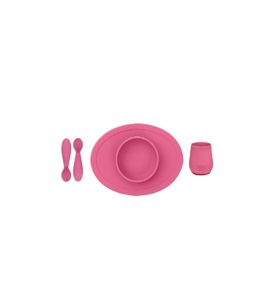Набор из 4-х предметов цвет розовый EZPZ FIRST FOOD SET