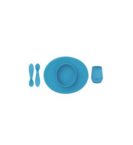 Набор из 4-х предметов цвет синий EZPZ FIRST FOOD SET
