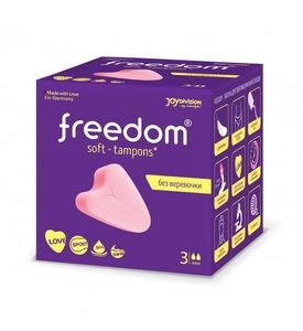 Тампоны женские гигиенические Freedom Mini 3 шт в упаковке